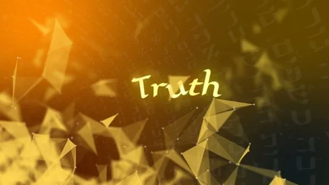 The Word Truth on a Kabbalah Background Stock Footage 103420595