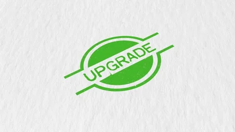Word UPGRADE Stamp Vídeo Stock 300166788