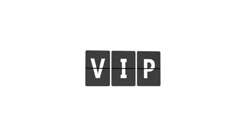 Word VIP on Flip Board Stock Footage 301505870