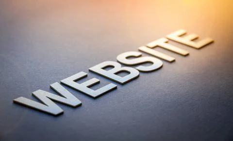  Word website written with white solid letters Word website written with w... Foto stock