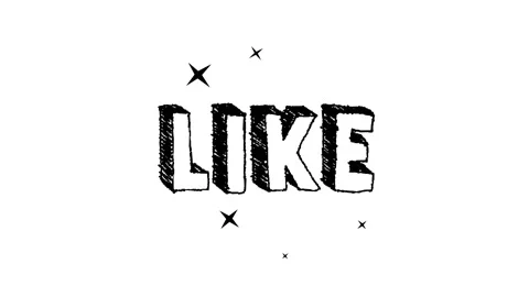 Like Word wiggle Stock Footage 178544564