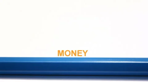 Word Work change to Money Stock Footage 43208461