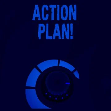 Word writing text Action Plan. Business concept for proposed strategy or course イラスト素材