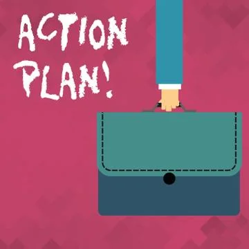 Word writing text Action Plan. Business concept for proposed strategy or course Stock Illustration