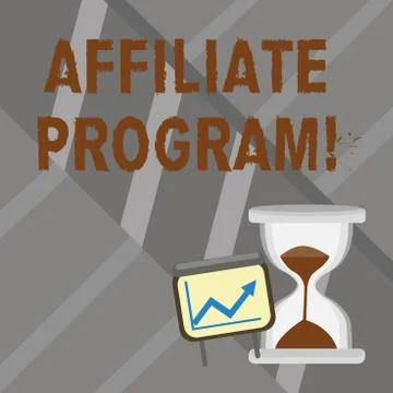 Word writing text Affiliate Program. Business concept for automated electronic Illustrazione stock