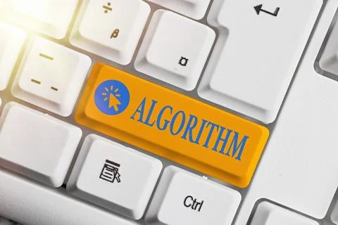 Word writing text Algorithm. Business concept for procedure for solving a 写真素材