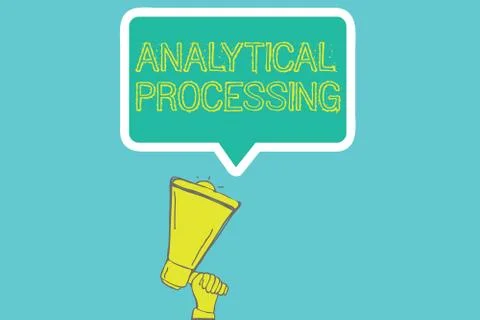 Word writing text Analytical Processing. Business concept for easily View Write イラスト素材