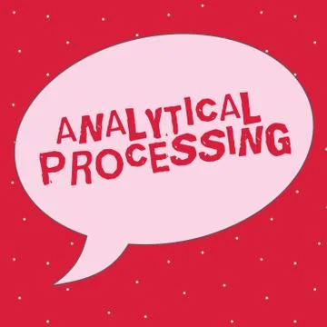 Word writing text Analytical Processing. Business concept for easily View Write Illustrazione stock