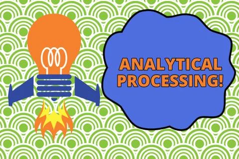 Word writing text Analytical Processing. Business concept for easily View Write 스톡 일러스트