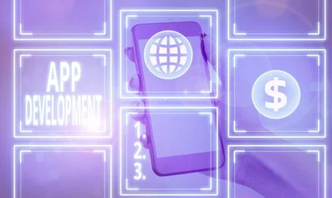 Word writing text App Development. Business concept for the act or process by 库存照片