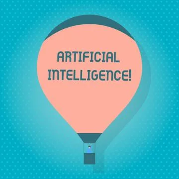 Word writing text Artificial Intelligence. Business concept for perform tasks Stock Illustration