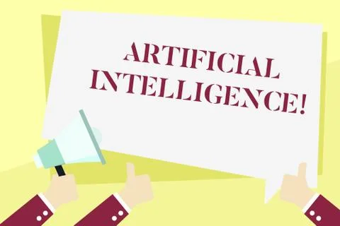 Word writing text Artificial Intelligence. Business concept for Machine copy イラスト素材