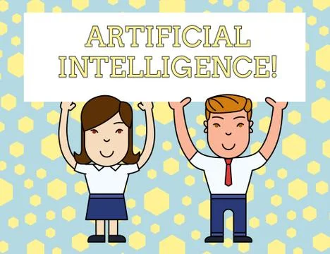 Word writing text Artificial Intelligence. Business concept for Machine copy 库存插图