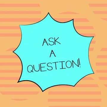 Word writing text Ask A Question. Business concept for Look for expert advice Ilustración de archivo