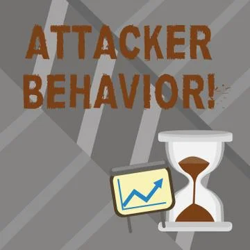 Word writing text Attacker Behavior. Business concept for analyze and predict Stock Illustration