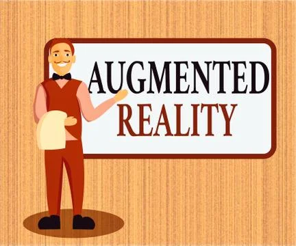 Word writing text Augmented Reality. Business concept for technology that イラスト素材