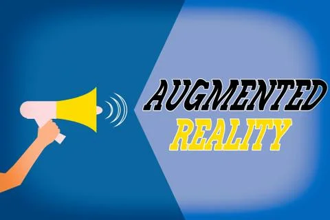 Word writing text Augmented Reality. Business concept for technology that Stock-Illustration