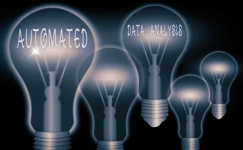 Word writing text Automated Data Analysis. Business concept for Artificial Stock Illustration