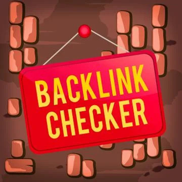 Word writing text Backlink Checker. Business concept for Find your competitors イラスト素材