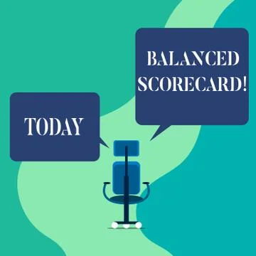 Word writing text Balanced Scorecard. Business concept for a perforanalysisce Stock Illustration