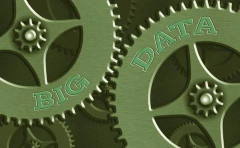 Word writing text Big Data. Business concept for sets that so complex that Stock Illustration