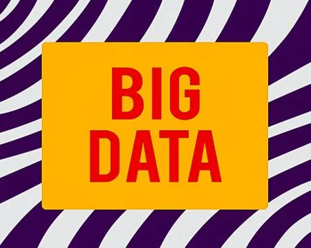 Word writing text Big Data. Business concept for Dealing with the accessibility Stockillustratie