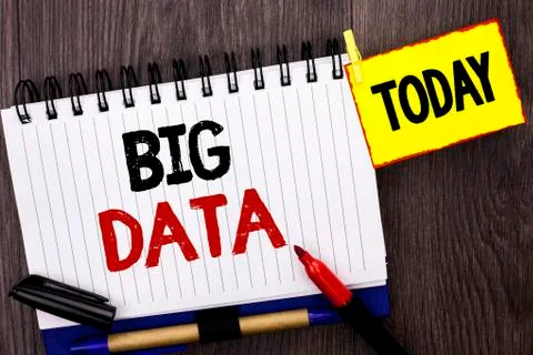 Word writing text Big Data. Business concept for Huge Data Information Techno 写真素材