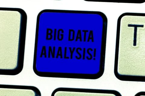 Word writing text Big Data Analysis. Business concept for complex process of Stock Photos