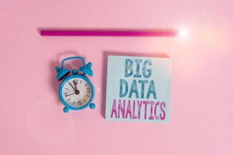 Word writing text Big Data Analytics. Business concept for The process of 写真素材