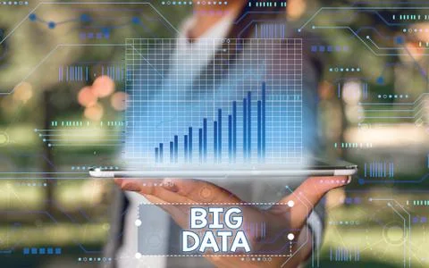 Word writing text Big Data. Business concept for sets that so complex that Stock Photos