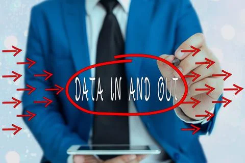 Word writing text Big Date. Business concept for Big data visualization Foto stock