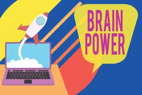 Word writing text Brain Power. Business concept for Ability to comprehend To イラスト素材
