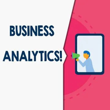 Word writing text Business Analytics. Business concept for methodical イラスト素材