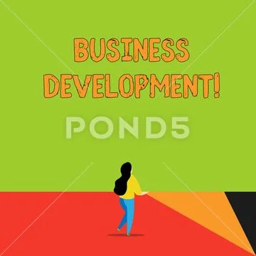Word writing text Business Development. Business concept for Implement Growth Stock Illustration