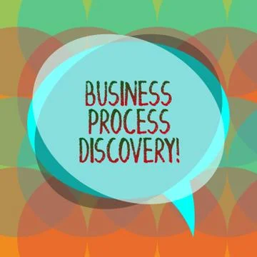 Word writing text Business Process Discovery. Business concept for collection of 스톡 일러스트