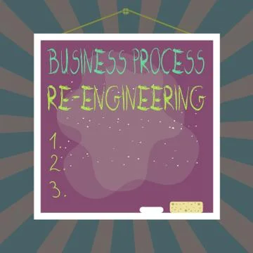 Word writing text Business Process Re Engineering. Business concept for the Illustrazione stock