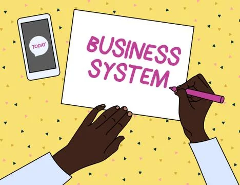 Word writing text Business System. Business concept for A method of analyzing イラスト素材