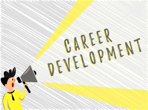 Word writing text Career Development. Business concept for Lifelong learning  Stockillustratie