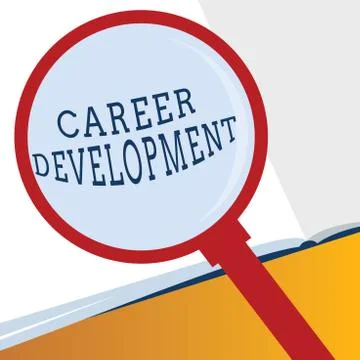 Word writing text Career Development. Business concept for Lifelong learning Stockillustratie