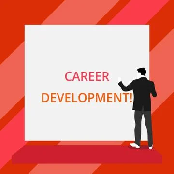 Word writing text Career Development. Business concept for Lifelong learning 스톡 일러스트