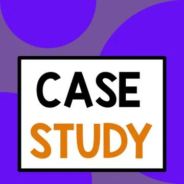 Word writing text Case Study. Business concept for research methodology that has Stock Illustration