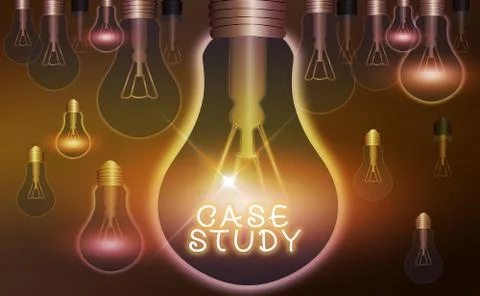 Word writing text Case Study. Business concept for analysis and a specific Stock Illustration