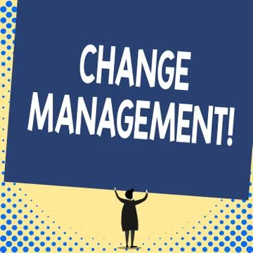 Word writing text Change Management. Business concept for Replacement of イラスト素材