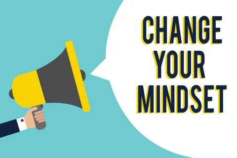 Word writing text Change Your Mindset. Business concept for replace your beli イラスト素材