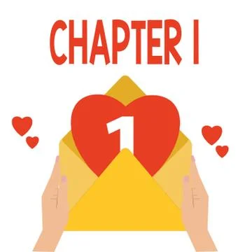 Word writing text Chapter 1. Business concept for Start od book project Stock Illustration