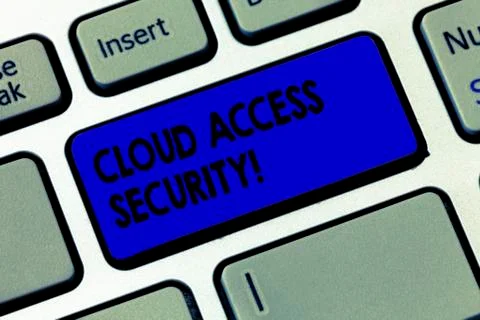 Word writing text Cloud Access Security. Business concept for protect cloudbased Foto stock