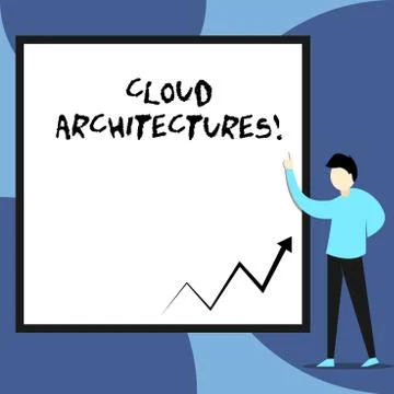 Word writing text Cloud Architectures. Business concept for Various Engineered Stock Illustration