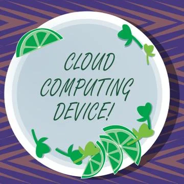 Word writing text Cloud Computing Device. Business concept for Shared pools of イラスト素材