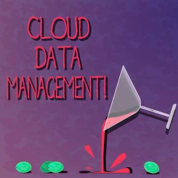 Word writing text Cloud Data Management. Business concept for A technique to Stock Illustration