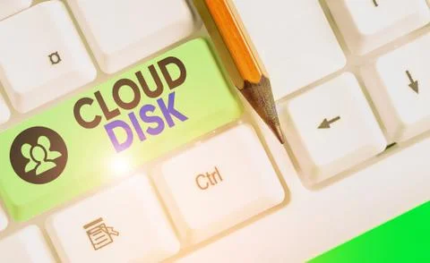 Word writing text Cloud Disk. Business concept for web base service that Stock Photos